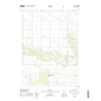 2017 Map of Cody SE, 2017 Print
