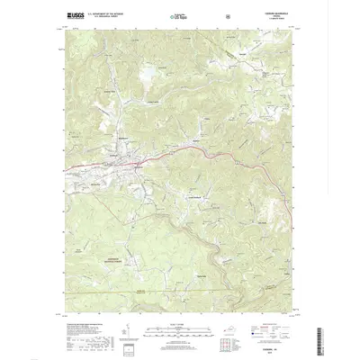2019 Map of Coeburn, 2019 Print