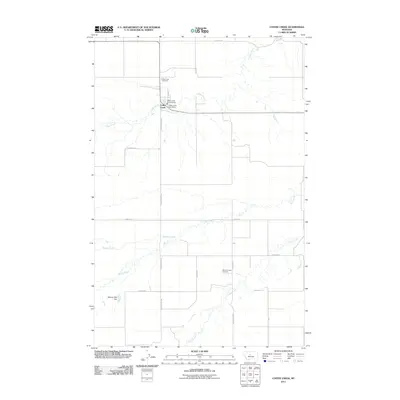 2011 Map of Coffee Creek, 2011 Print