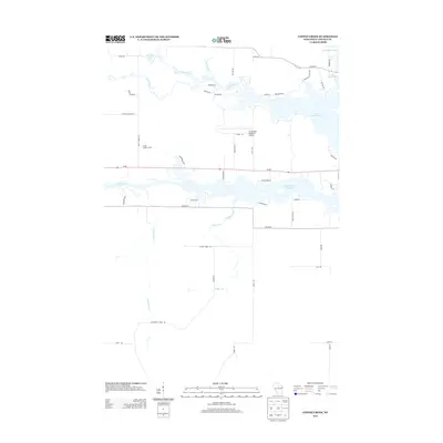 2013 Map of Coffee Creek, 2013 Print