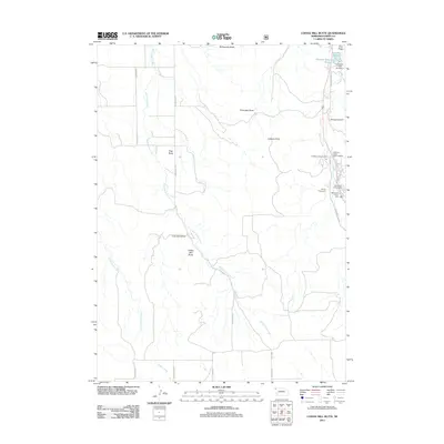 2011 Map of Coffee Mill Butte, 2011 Print
