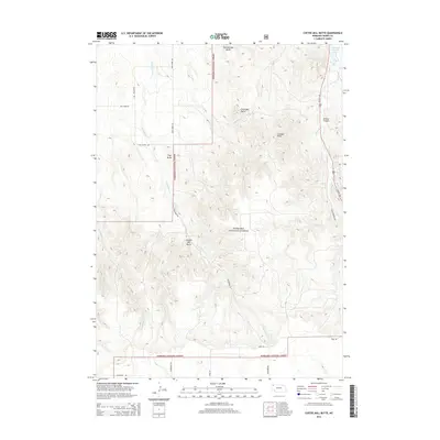 2014 Map of Coffee Mill Butte, 2014 Print