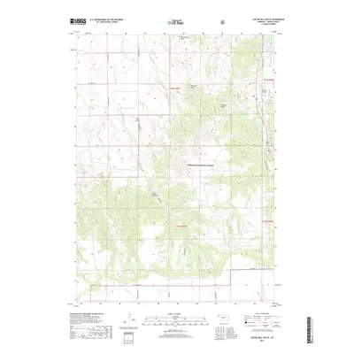 2017 Map of Coffee Mill Butte, 2017 Print