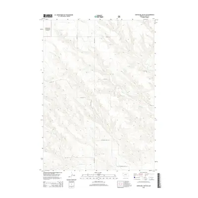2014 Map of Coffee Mill Butte SE, 2014 Print