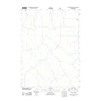 2011 Map of Coffee Mill Butte SW, 2011 Print