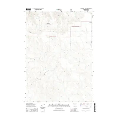 2014 Map of Coffee Mill Butte SW, 2014 Print