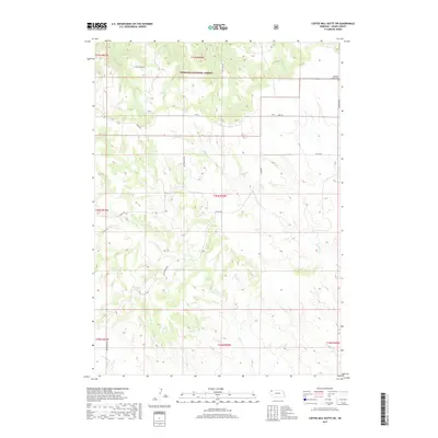 2017 Map of Coffee Mill Butte SW, 2017 Print