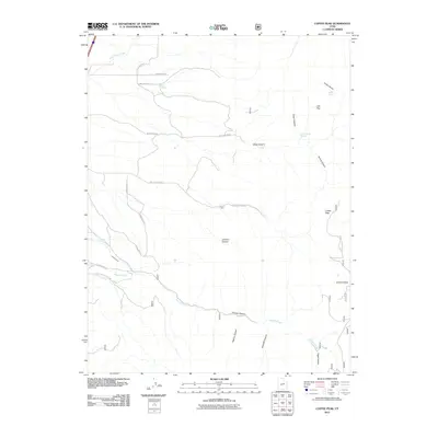 2011 Map of Coffee Peak, 2011 Print