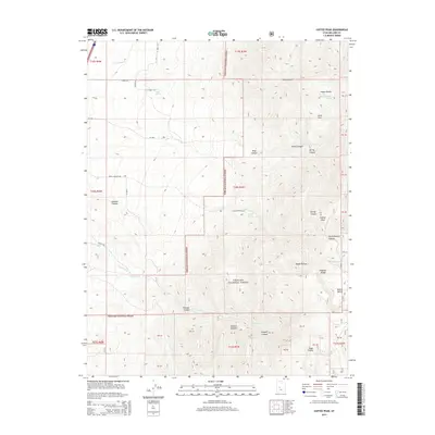 2014 Map of Coffee Peak, 2014 Print