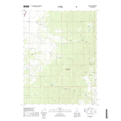2020 Map of Coffee Peak, 2020 Print