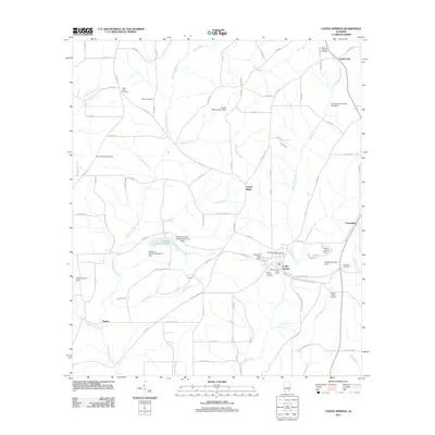 2011 Map of Coffee Springs, 2011 Print