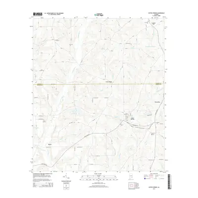 2014 Map of Coffee Springs, 2014 Print