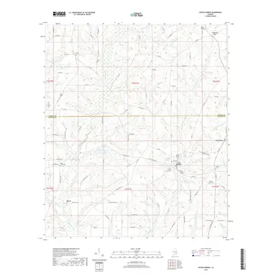 2018 Map of Coffee Springs, 2018 Print