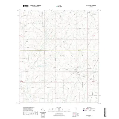 2020 Map of Coffee Springs, 2020 Print