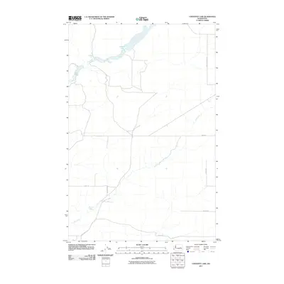 2011 Map of Coffeepot Lake, 2011 Print