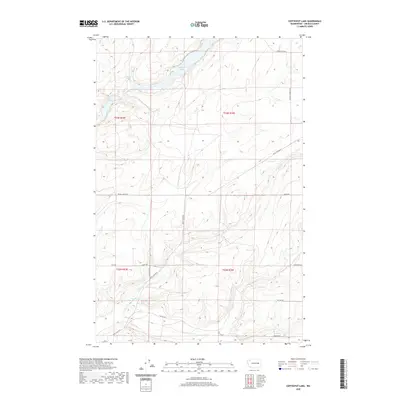 2020 Map of Coffeepot Lake, 2020 Print