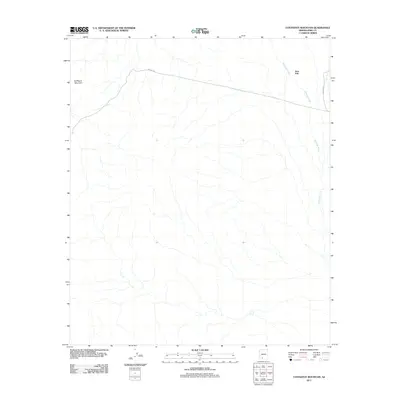 2011 Map of Coffeepot Mountain, 2011 Print
