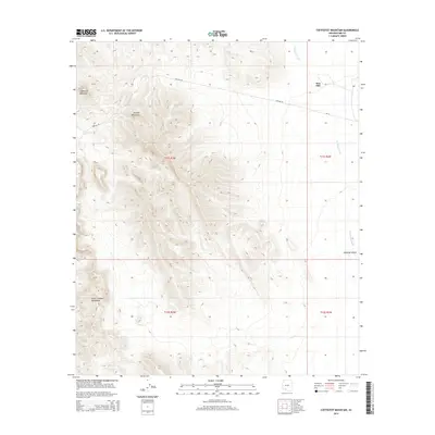 2014 Map of Coffeepot Mountain, 2014 Print