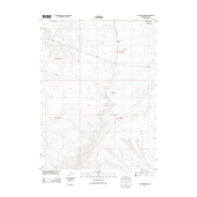 2013 Map of Coffeepot Spring, 2013 Print