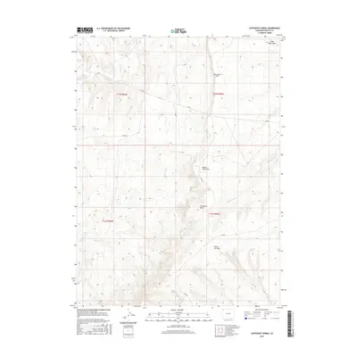 2016 Map of Coffeepot Spring, 2016 Print