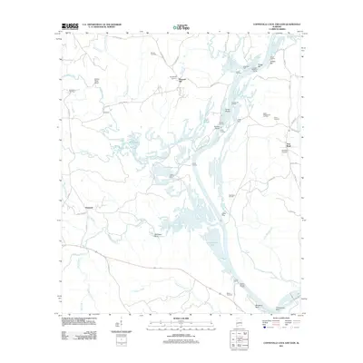 2011 Map of Coffeeville Lock And Dam, 2011 Print