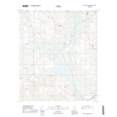 2018 Map of Coffeeville Lock And Dam, 2018 Print