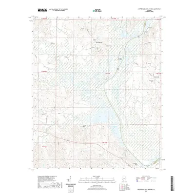 2020 Map of Coffeeville Lock And Dam, 2020 Print