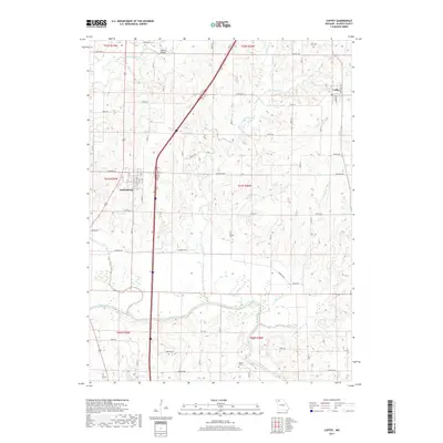 2017 Map of Coffey, 2017 Print
