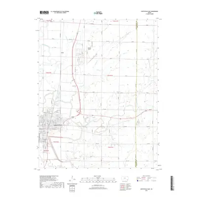 2018 Map of Coffeyville East, 2018 Print