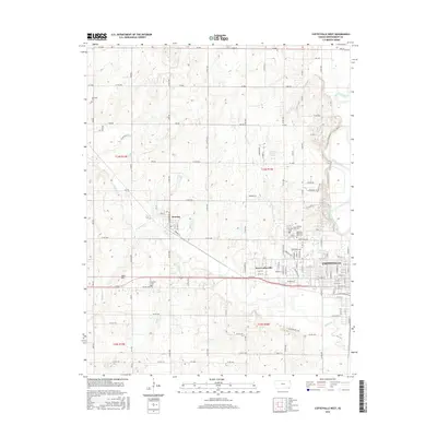 2016 Map of Coffeyville West, 2016 Print