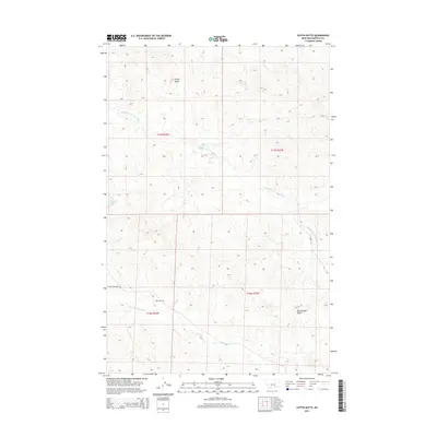 2014 Map of Coffin Butte, 2014 Print