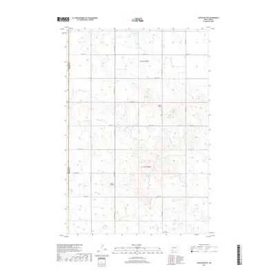 2017 Map of Coffin Buttes, 2017 Print