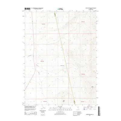 2015 Map of Coffin Mountain, 2015 Print