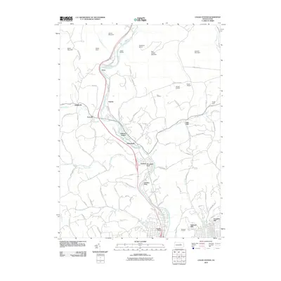 2010 Map of Cogan Station, 2010 Print