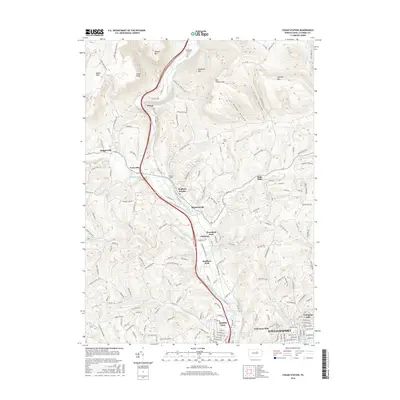 2016 Map of Cogan Station, 2016 Print