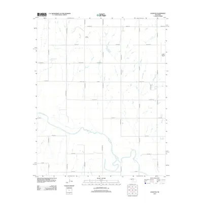 2012 Map of Cogar NE, 2012 Print