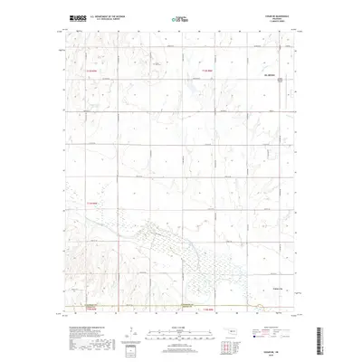 2018 Map of Cogar NE, 2018 Print