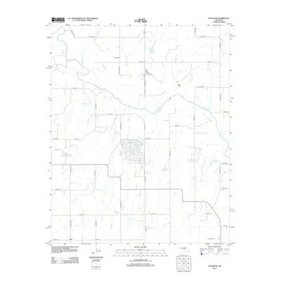 2012 Map of Cogar NW, 2012 Print