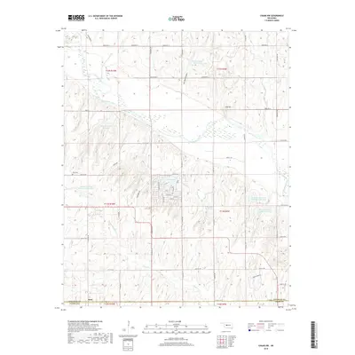 2018 Map of Cogar NW, 2018 Print