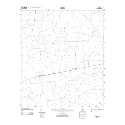 2011 Map of Cogdell, 2011 Print