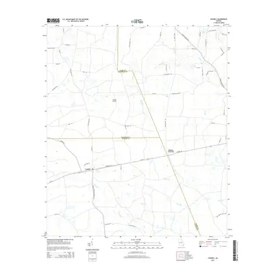 2014 Map of Cogdell, 2014 Print