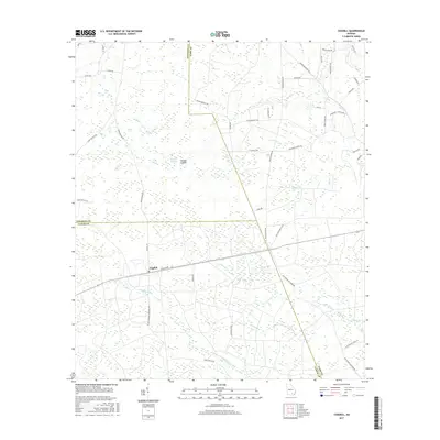 2017 Map of Cogdell, 2017 Print