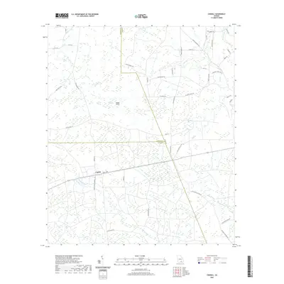 2020 Map of Cogdell, 2020 Print