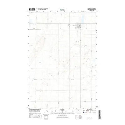 2014 Map of Cogswell, 2014 Print