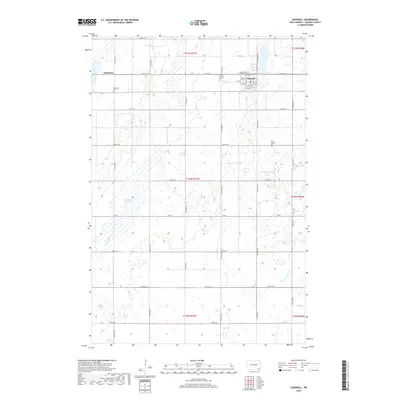2018 Map of Cogswell, 2018 Print