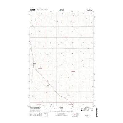 2014 Map of Cohagen, 2014 Print