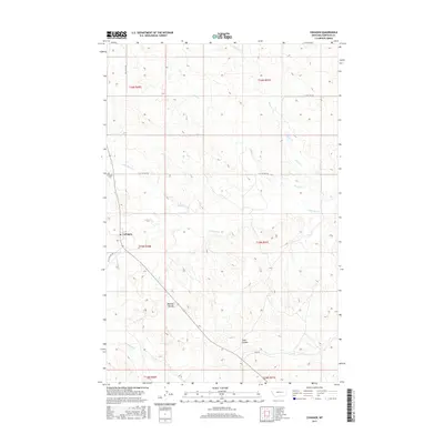 2017 Map of Cohagen, 2017 Print