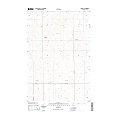2014 Map of Cohagen NE, 2014 Print
