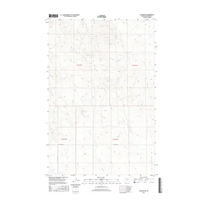 2017 Map of Cohagen NE, 2017 Print