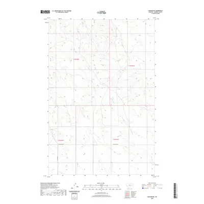 2020 Map of Cohagen NE, 2020 Print